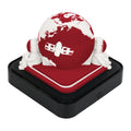 Creative Design Paper Carved Calendar Spaceman Ornament Exploration Earth Panorama 3D Memo Pad