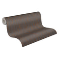 Made in Germany - Wallpaper rolls Stone Look Blue Brown Silver Metallic - Non Woven Vinyl - Wallpaper Metallic - 1005 x 053 m