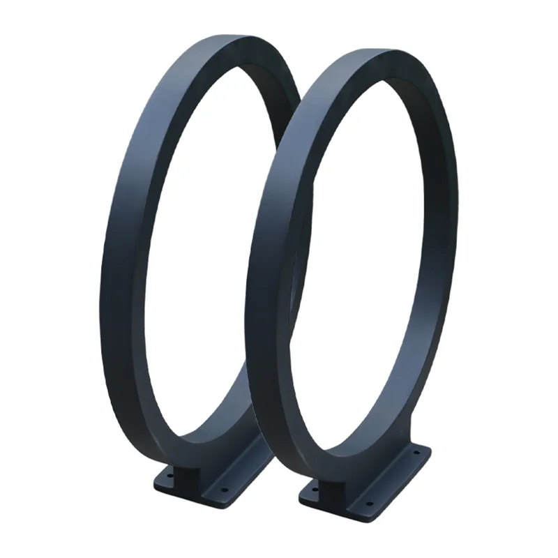 Outdoor Floor Stationary Metal Bike Storage Rack Outside Road Cycle Parking Stand Public Patio Bicycle Side Parking Stand
