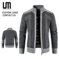 Liu Ming New Arrivals Winter Men Fashion Trend Warm Cardigan Plus Size 4XL Jacket Coats Sweater MegaBDM