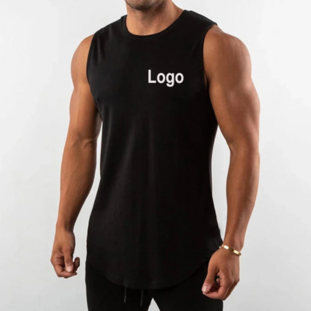 Oem Wholesale Men'S Sleeveless Vest Basketball Fitness Running Quick-Drying Tank Top Fitness Workout Men Gym Tank Top for Men