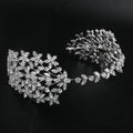 Platinum Plated Zircon Tiaras Hairbands Women Bridal Hair Accessories Wedding Crown Headpiece in Hair Jewelry Headband