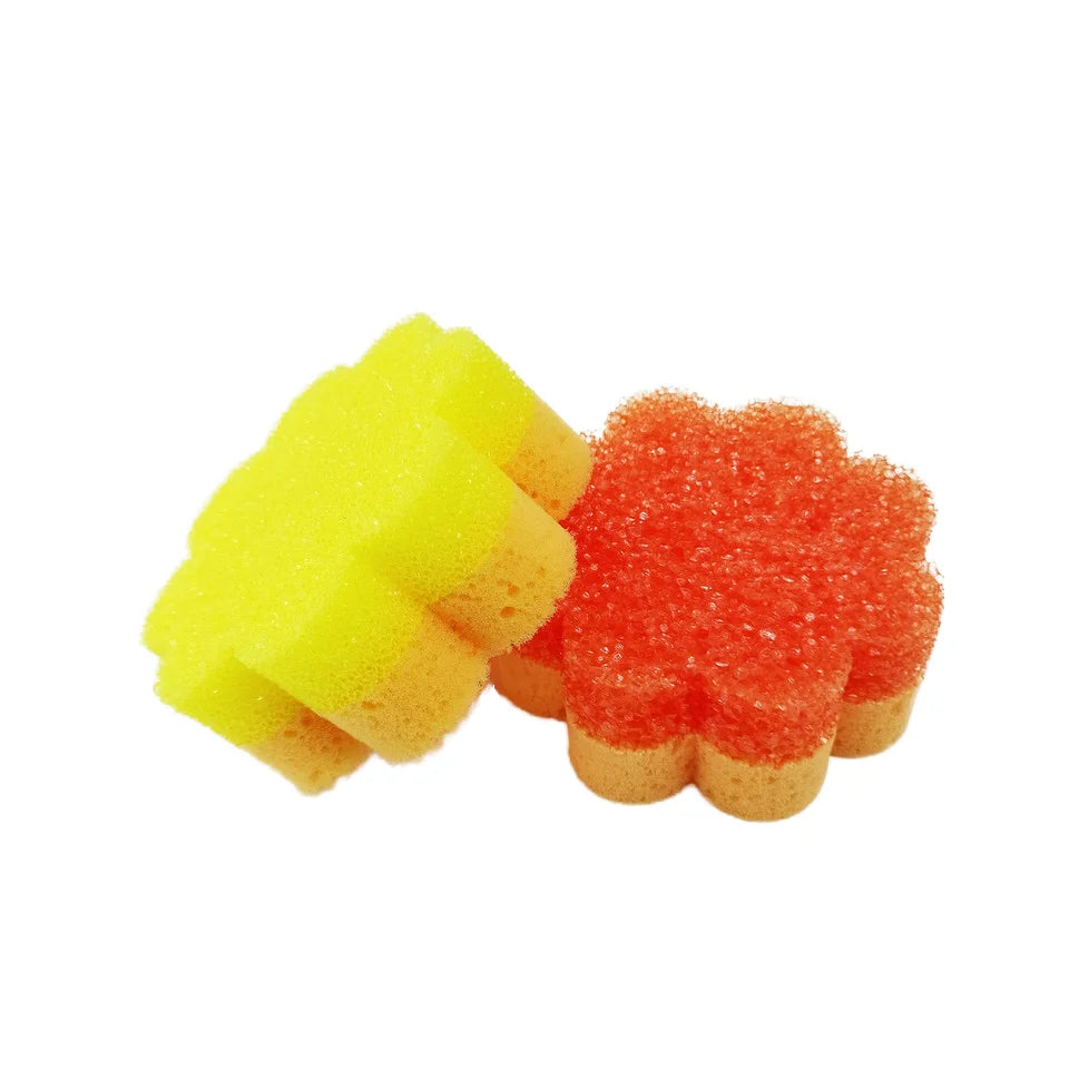 Woxin Kitchen Bathroom Car Dish Scouring Pads Soft in Warm Water Hard in Cold Cleansing Washing Sponge