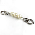 Meetee B-C141 Summer Small Fresh Pearl Heart-shaped Buckle Handbag Shoulder Strap Accessories Bag Extension Chain