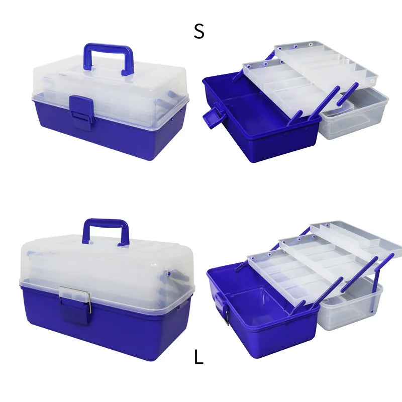 Hot Selling Multifunctional Portable Multi-layer Fishing Lure Fishing Hook Fishing Gear Accessories Tool Storage Box