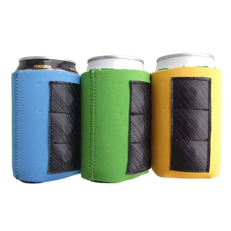 Custom Neoprene Magnetic Can Cooler Holder Blank Sublimation Drink Sleeve Coozy Beer Bottle Holder Can Koozy With Strong Magnets