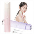 2025 New Rechargeable Painless Body and Facial Hair Trimming Electric Lady Razor Dual Headed Shaver for Women