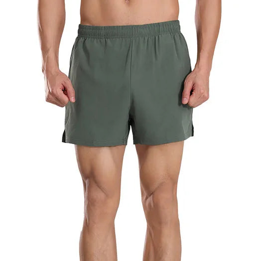 Summer Men's Lightweight Sports Shorts Breathable Quick-drying Short Pants Blank Gym Running 5 Inch Shorts