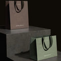Luxury Custom Own Logo Printed Retail Clothing Packaging Paper Bag Shopping Packaging Paper Bag for Apparel
