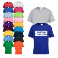 Wholesale Custom Logo 100% Cotton Plain Children's T-shirts Blank Kids T Shirts Children Clothing for Boy Girl