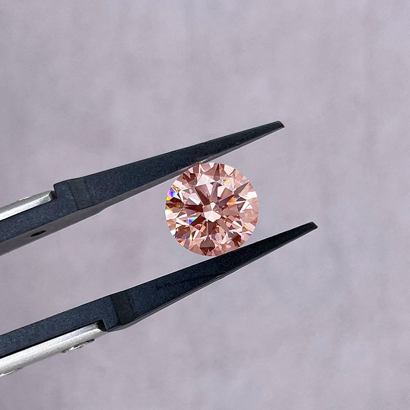 Fancy Pink Round Cut 1-3ct Diamond Loose IGI pink Lab Grown Diamond Ring Stone