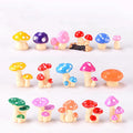 New Arrival Bulk Stock Diy Accessories 3d Artificial Resin Mushroom Pendant Charms