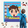 Colorful Interactive Emotion Learning Wall Board Felt Toy Chart for Toddlers' Room or School Office Supply