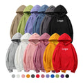 Custom Logo Heavyweight Polyester Cotton Plain Unisex Printing Hoodies Men's Sweatshirts