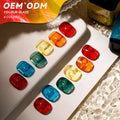 JTING High Pigment Glaze 6colors Jelly Gel Polish Set Hema Free Vegan Neon Pure clear Jelly Colors Gel Polish Nail Supplier