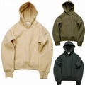 Heavy Weight Drop Shoulder Over Size Hoodie Polyester Hoodies Unisex Solid Custom logo Premium Designer Hoodies