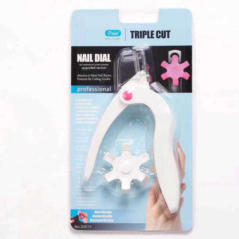 3 Styles Cutting Ways Acrylic Gel False Tips French U Shape Nail Edge Clipper Cutter