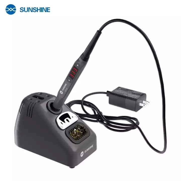 New Sunshine S210 Digital Portable Soldering Iron with Knife Tip Smart Tool for Mobile Phone Repair