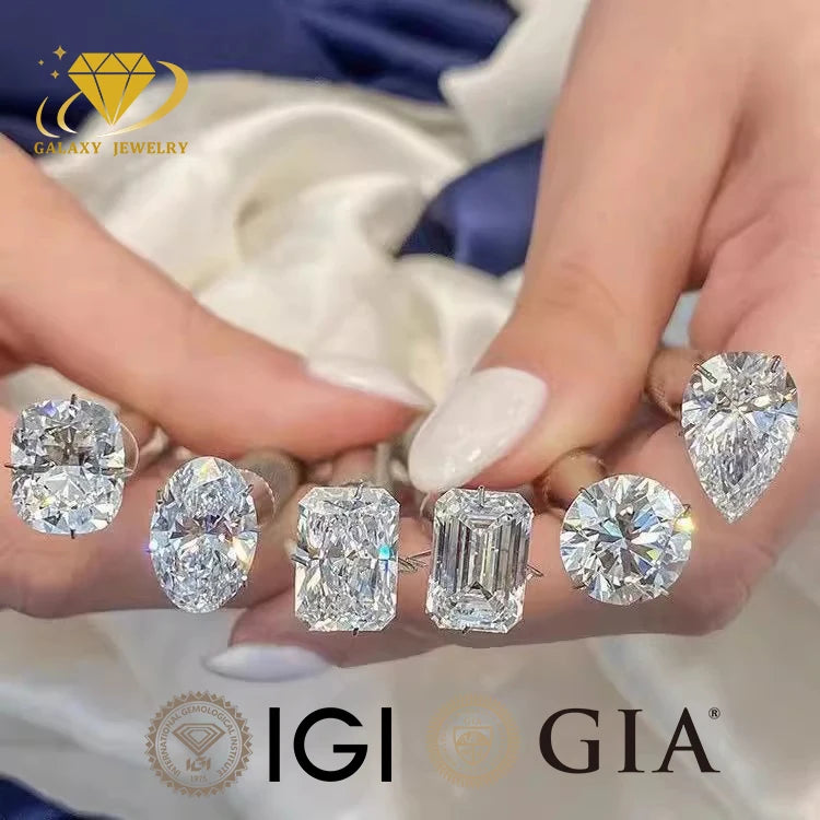 IGI GIA Certificate Bulk Lab Grown Diamond VVS 1ct 1.5ct 2ct 3ct 5ct 10ct Lab Created Diamond HPHT CVD Loose Lab Grown Diamond