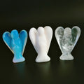 Hongzhuo Wholesale Natural Colorful Mineral Chakra Crystal Carved Angel for Gift Crafts