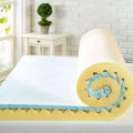 OEM King Size Cooling Gel Orthopaedic Full Size Memory Foam Mattress Topper Cheap Wholesale for School Apartment Use