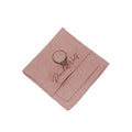 Custom Suede Microfiber Jewelry Flap Pouch Embossed Logo Envelope Jewellery Bag for Earring Necklace Packaging for Gift Use
