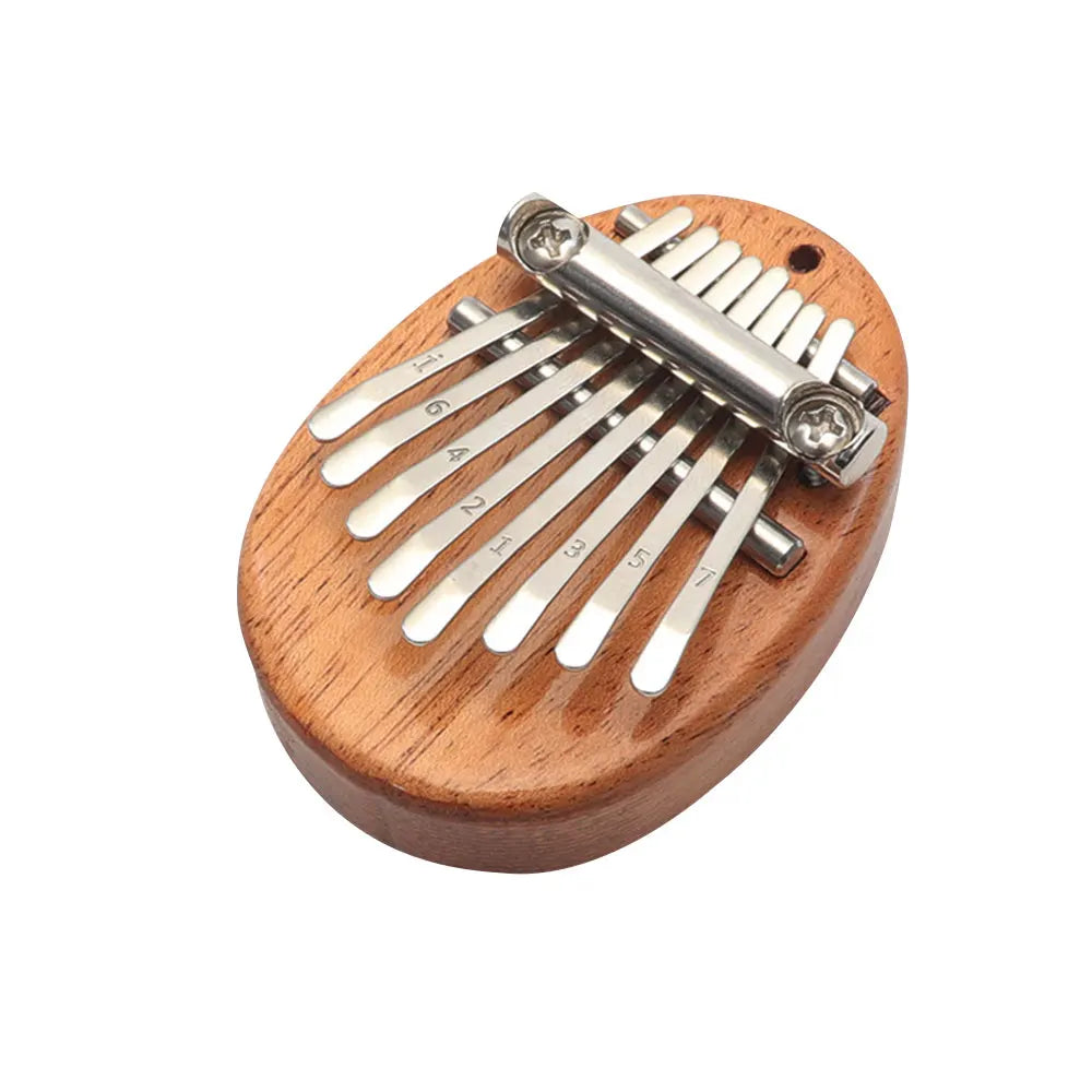 8 Keys Mini Kalimba Thumb Piano Portable Exquisite Finger Harp Easy-to-Learn Musical Mbira Instrument Beginner Kids Adult Gift