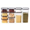BPA Free Airtight Plastic Food Storage Container Dry Canisters for Kitchen Pantry Organization and Back to School