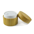 100ml Capacity Empty Environmental Cream Cosmetic Jar Bamboo Wooden Container PP Base Screw Available 5g 15g 30g 50g 150g Sizes
