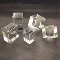 Manufacturer Professional Custom Logo Crystal Blank Cube Square Rectangle Laser Engraved Craft Clear K9 Blank 3d Crystal Block