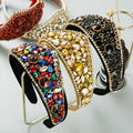 Women's New Party Fancy Hair Bands Colorful Bling Rhinestone Hair Decorations