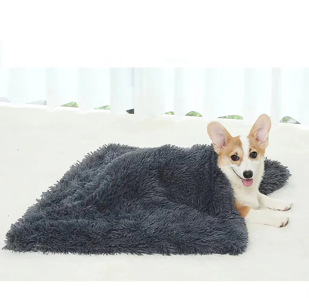 Wholesale Manufacture Multicolor Fashion Dog Blanket Washable Long Plush Warm Pet Sleeping Blanket