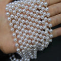 2025 Crystal Hot Sale 3-8mm Chain Pearl for Dress Garment Accessories Trim Roll Copper Pearl Beads Chain for Jewelry Making