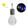 Outdoor LED Solar Light Bulb Waterproof Hanging Garden Yard Decoration Lamp