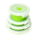 Fiambrera De Silicona Portable 4 Pcs Collapsible Food Storage Collapsible Storage Containers Silicone Baby Food Container
