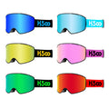 Best China Factory Frameless hd Lens Fashion Men Woman Skidglasogon Snowboard Goggles Snow Glasses Ski Goggles