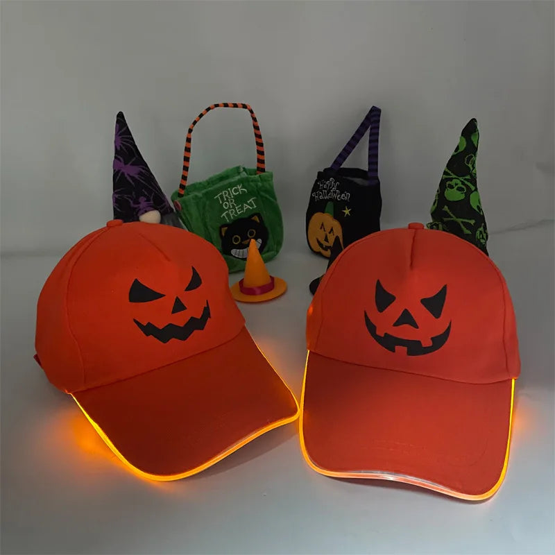 Hot Selling New Product LED Luminous Duckbill Hat Luminous Hat Dance Music Festival Cool Fluorescent Night Running Warning Hat