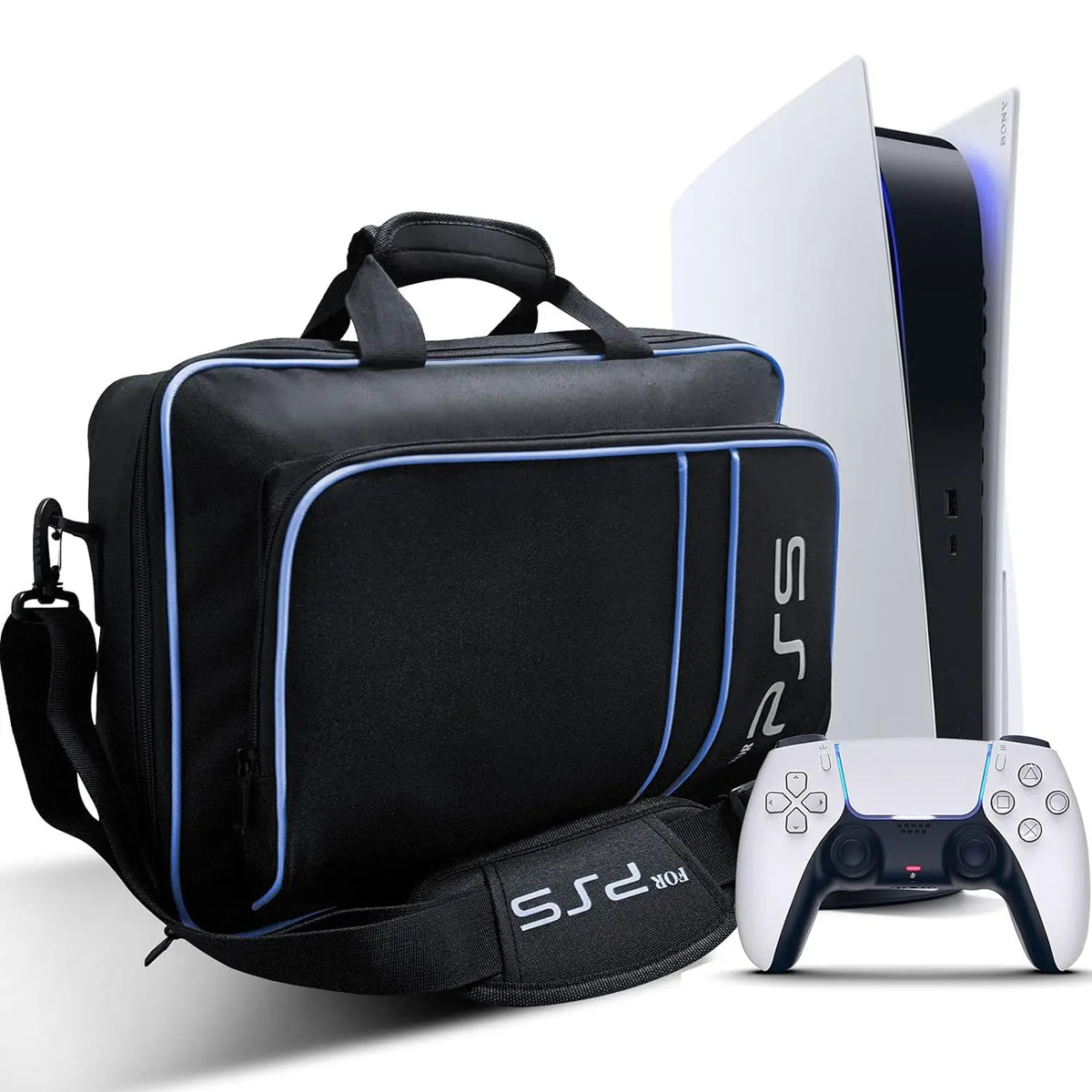 2024 New Arrival PS5 Travel Portable Zipper Pouch Carrying Case PS5 Controller Bag for PS5