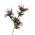 New arrivals plastic 3 heads succulent plants thistle artificial flowers thistle for sale