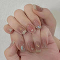 Handmade Cute Pretty ABS Acrylic False Nails Lovely Press-on Nails with Packaging Box for Finger Application Unique Design Style