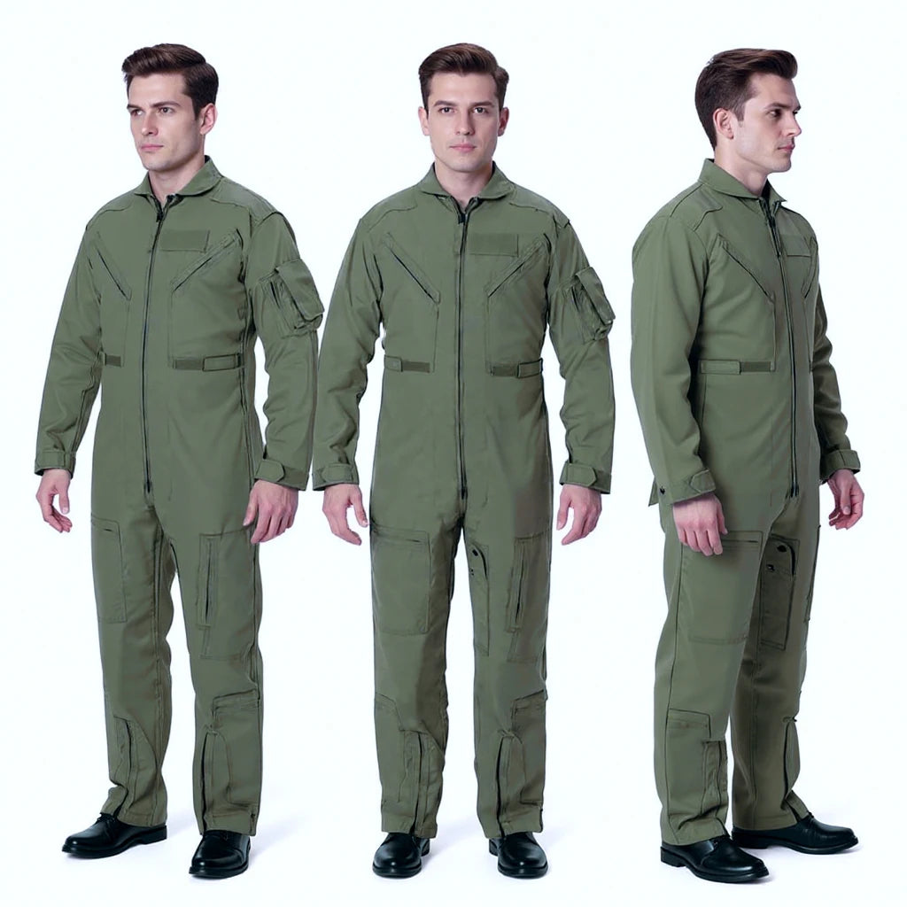 Nomex Flight Suit Flight Coverall Safety Clothing Pants Shirt Worker Suit Uniform