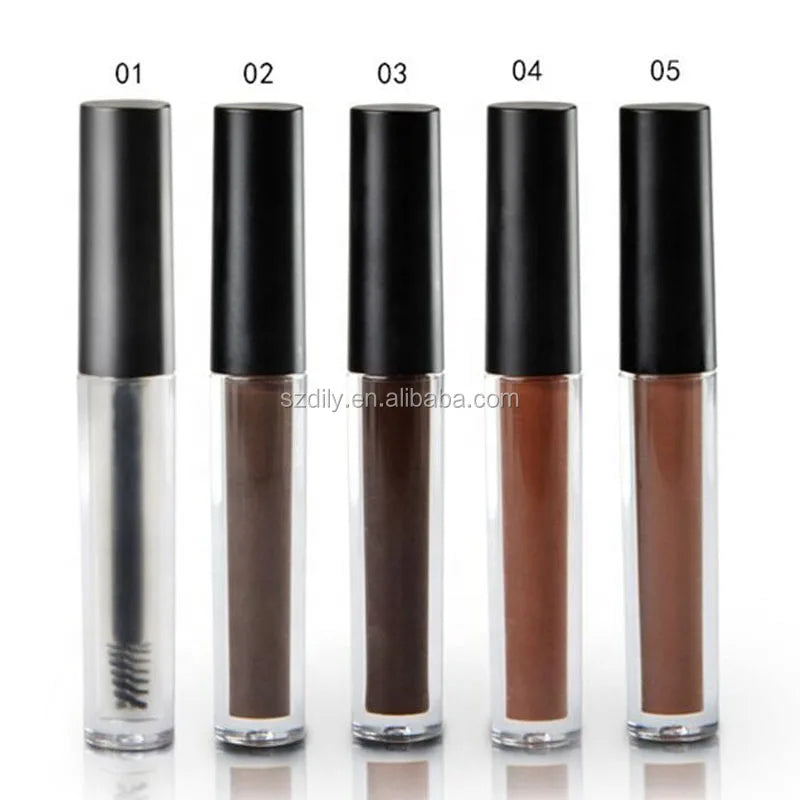 Customized Top Quality Waterproof Vegan Mascara Clear Brow Gel Liquid Eyebrow Tint Gel