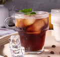 240ml Stackable Large Coffee Mugs with Handle Heat Resistant Latte Black Coffee Cup Milk Tea Juice Cup