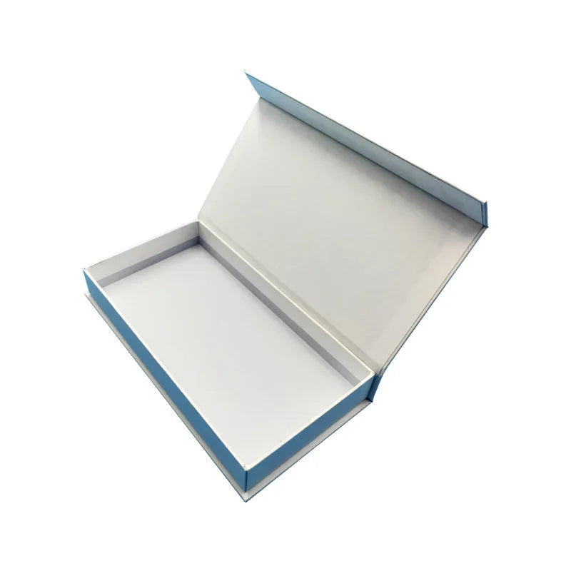 Black Matte Laminated Gift Boxes for Garments Black Printing Cardboard Package with Magnetic Closure and Embossing Handling