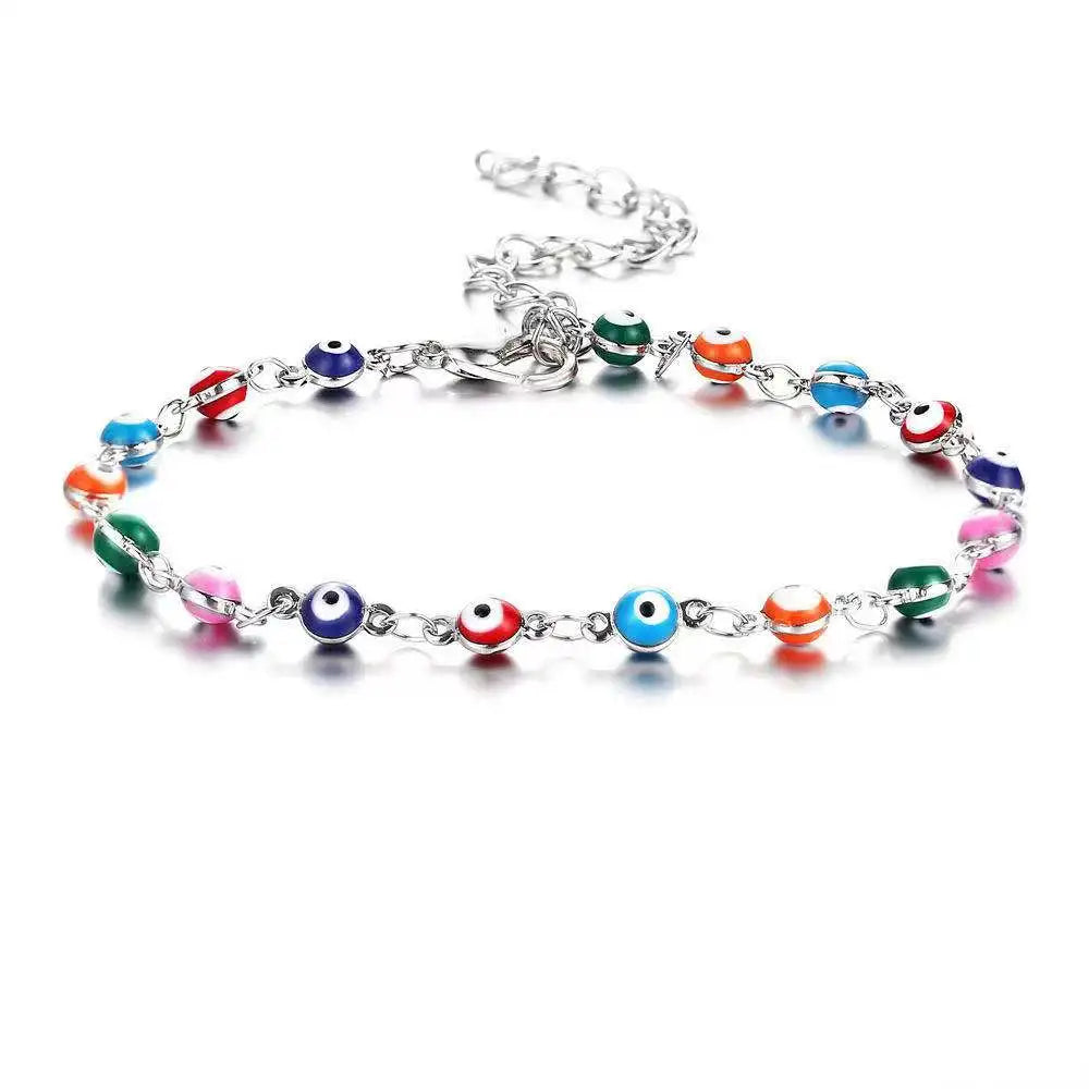 Eyes Pendants Anklet Rhinestone Pendants Charms Women Luxury Anklets Jewelry