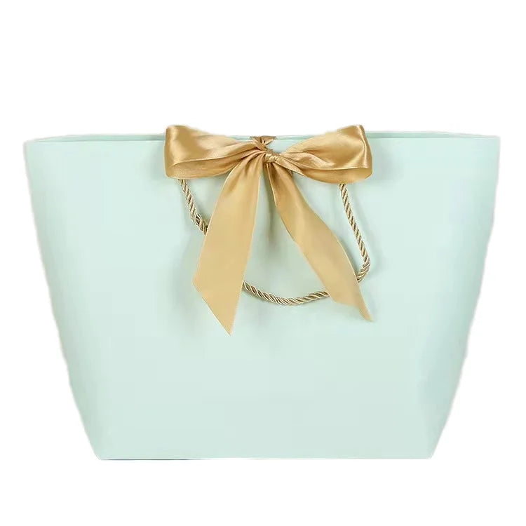 Wholesale Custom Classic Kraft Paper Gift Bags for Wedding Decor Clothing & Shoes Recyclable