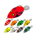 Wholesale Frog Bait Silicone Floating Bionic 4cm 6g 9 Colors Double Hook Noise Sequin Soft Fishing Lure