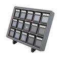Metal Loose Diamond Jewelry Storage Box Slide Buckle Exquisite Gemstone Box Tray Set with Logo Card