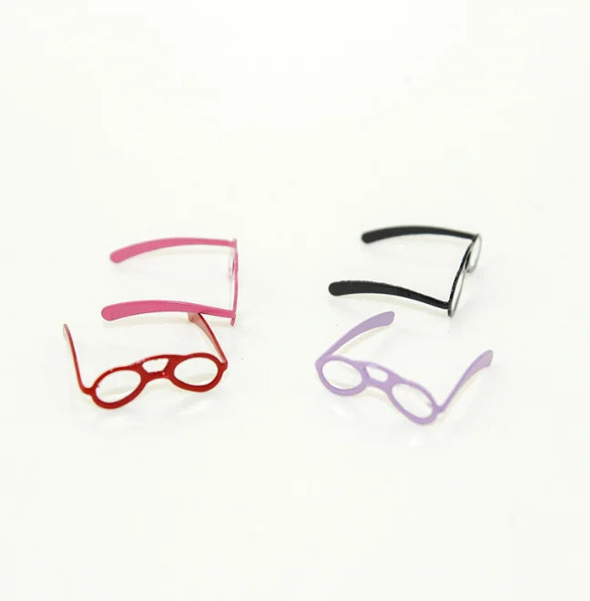 1/6 1/12 Doll House Simulation Miniature Mini Fashion Men's and Women's Glasses Model Decor