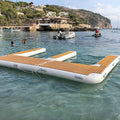 Customize Floating Pontoon Boat Jet Ski Platform Inflatable Floating Jet Ski Dock Inflatable Ponton Floating Bock